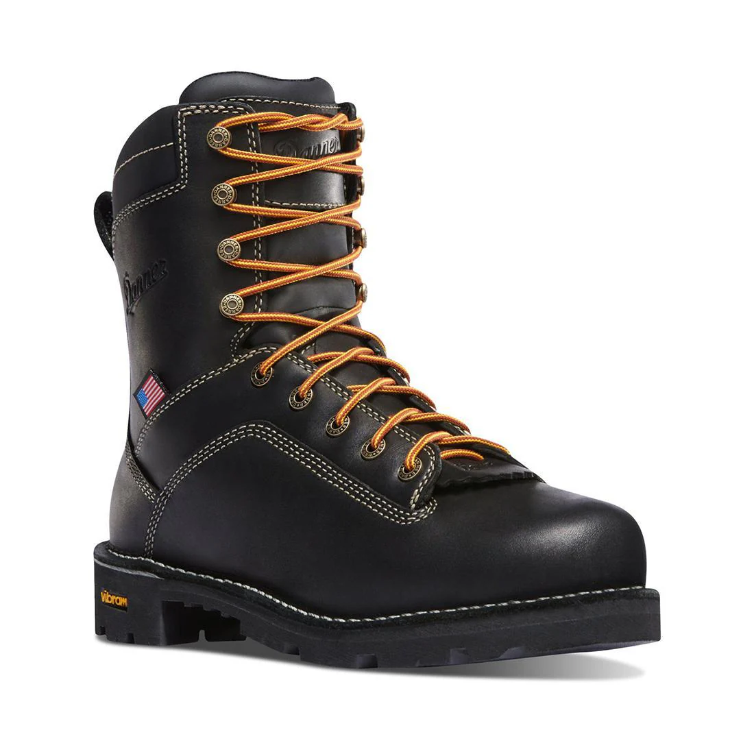 Quarry USA 8" Alloy Toe Work Boot Black - Image 2