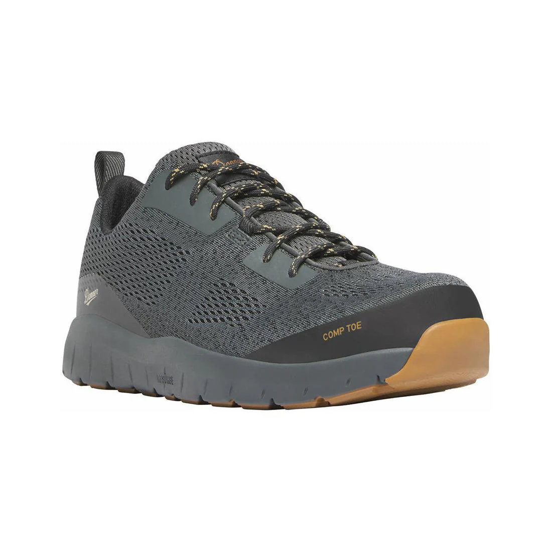 Run Time 3" Nano Toe Work Shoe Gray - Image 2