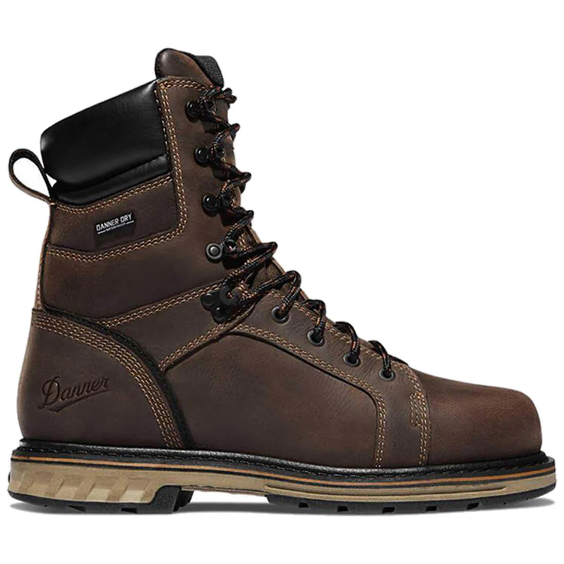 Steel Yard 8" Waterproof Steel Toe Work Boot Brown