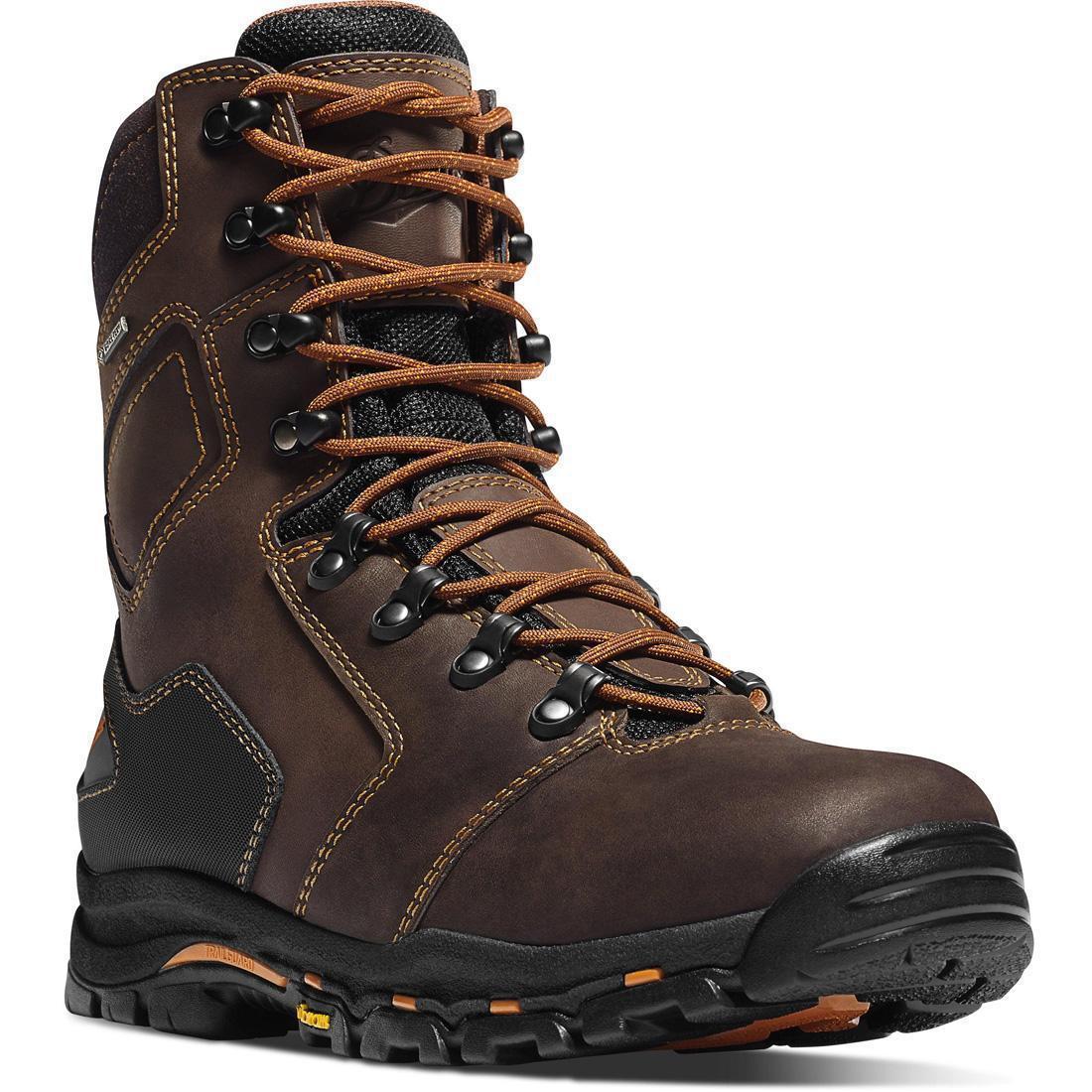 Vicious 8" Nano Toe Work Boot Dark Brown - Image 2