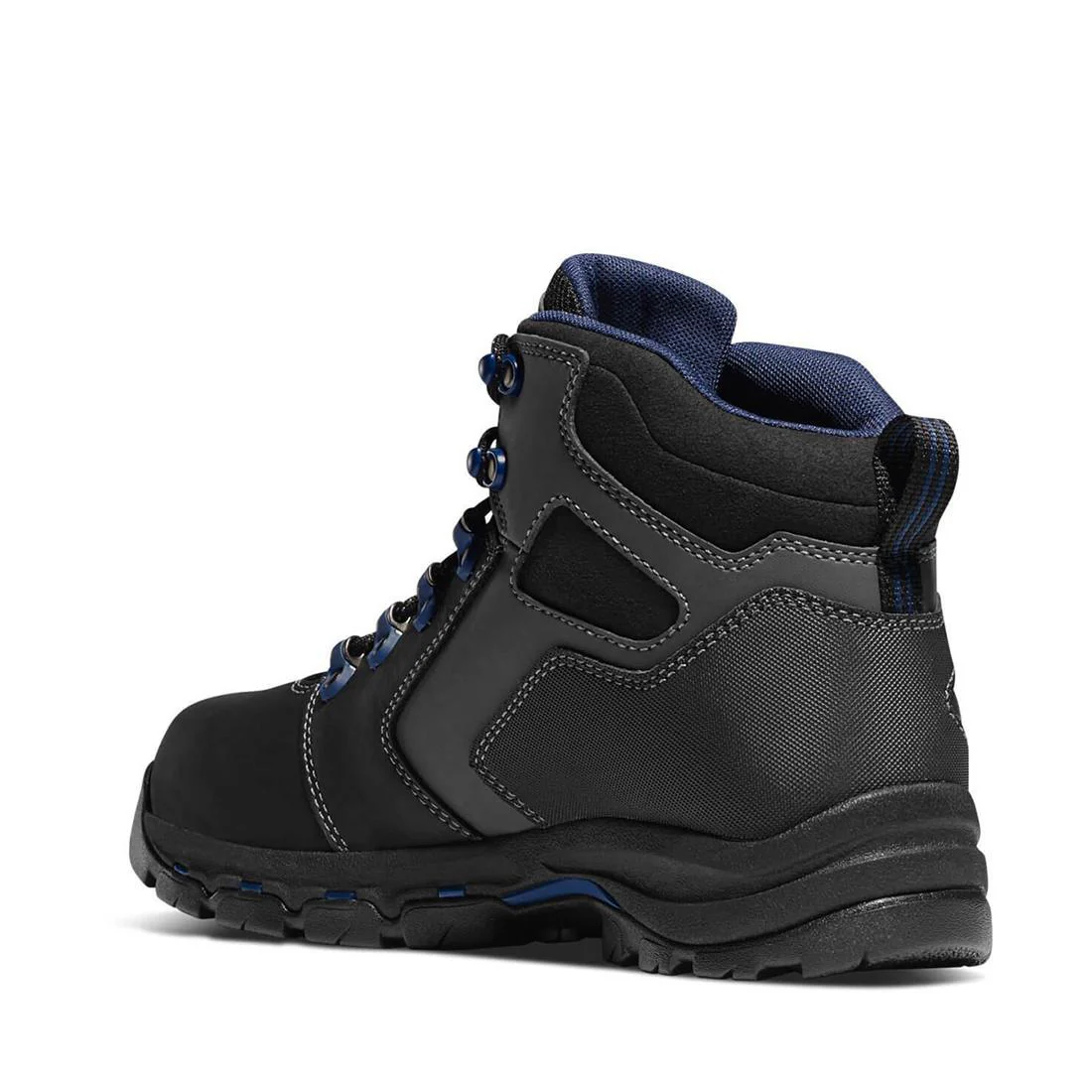 Vicious 4.5" Soft Toe Work Boot Black/Blue - Image 5