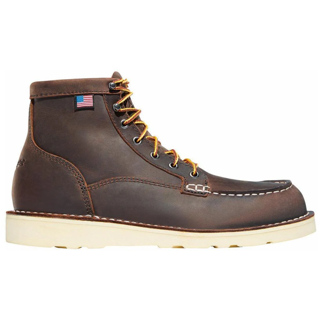 Bull Run Moc Toe Women’s 6" Soft Toe Work Boot Brown
