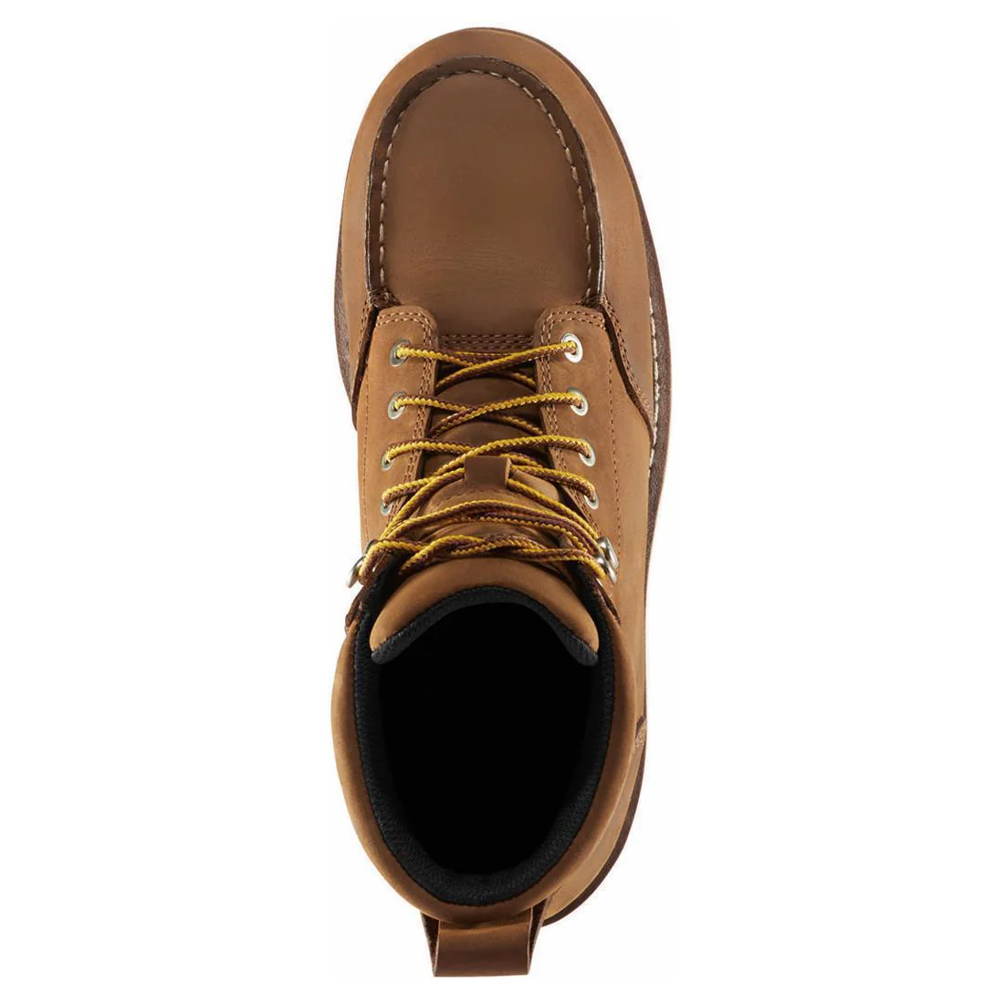 Cedar River Moc Toe Women’s 6" Alloy Toe Work Boot Brown - Image 4