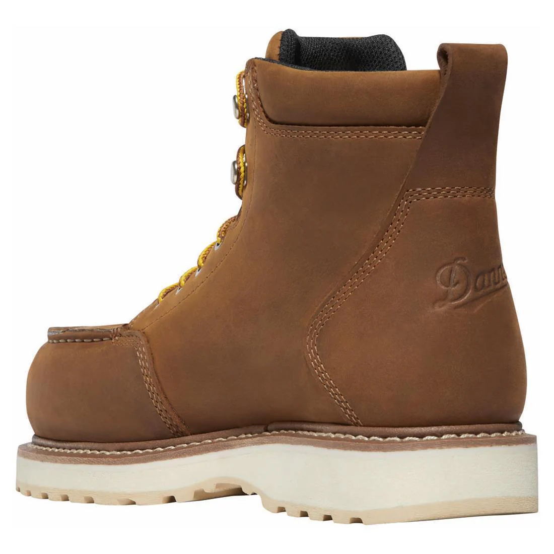 Cedar River Moc Toe Women’s 6" Alloy Toe Work Boot Brown - Image 5