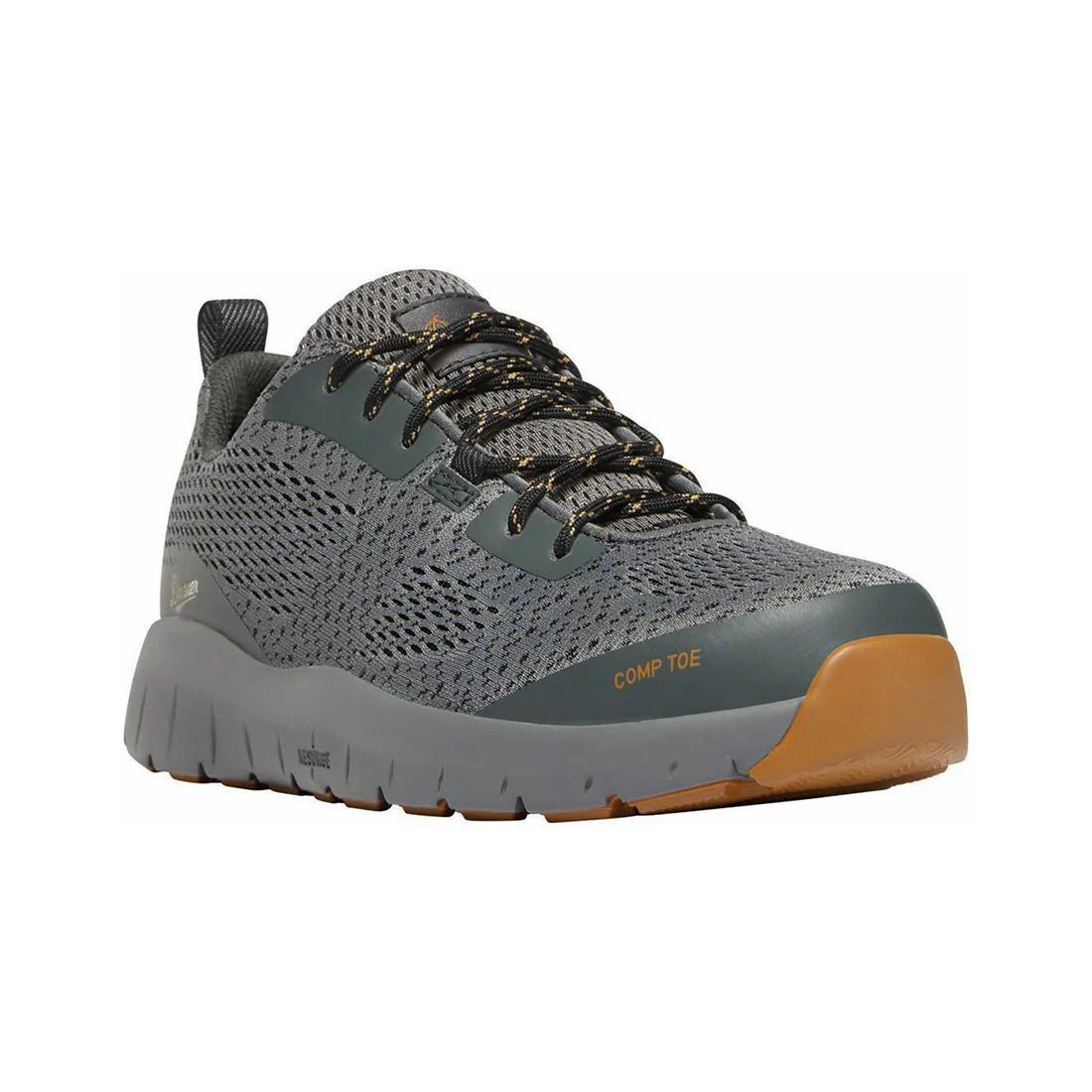 Run Time Women’s 3" Nano Toe Work Shoe Gray - Image 2