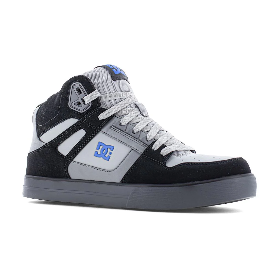 Pure Work Composite Toe Mid‑Cut Boot – Black/Gray/Blue - Image 2