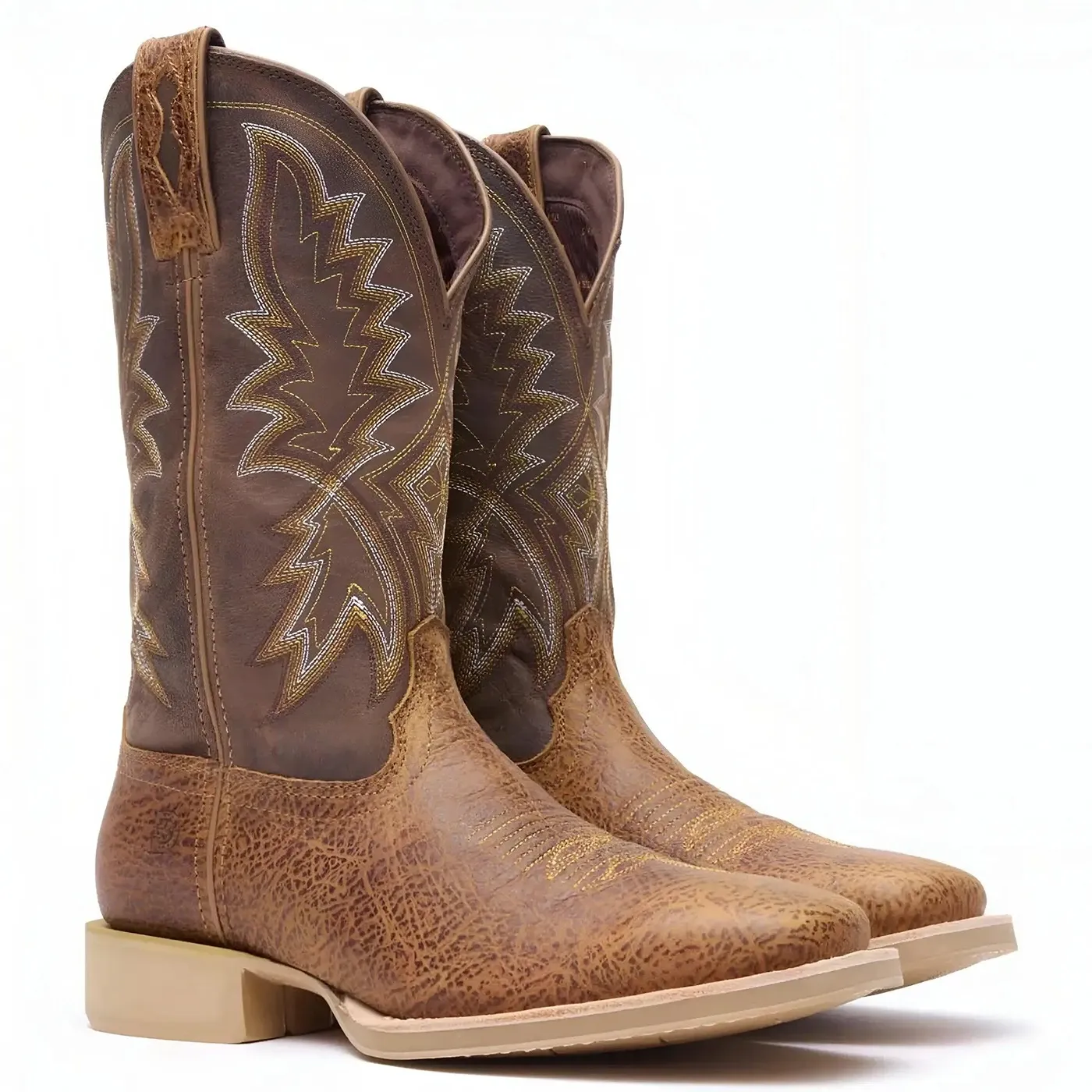 Rebel Pro Lite Rustic Tan & Tobacco Western Boot - Image 2
