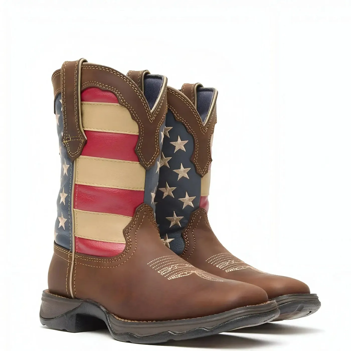 Women’s Lady Rebel by Durango Patriotic Pull-On Western Flag Boot