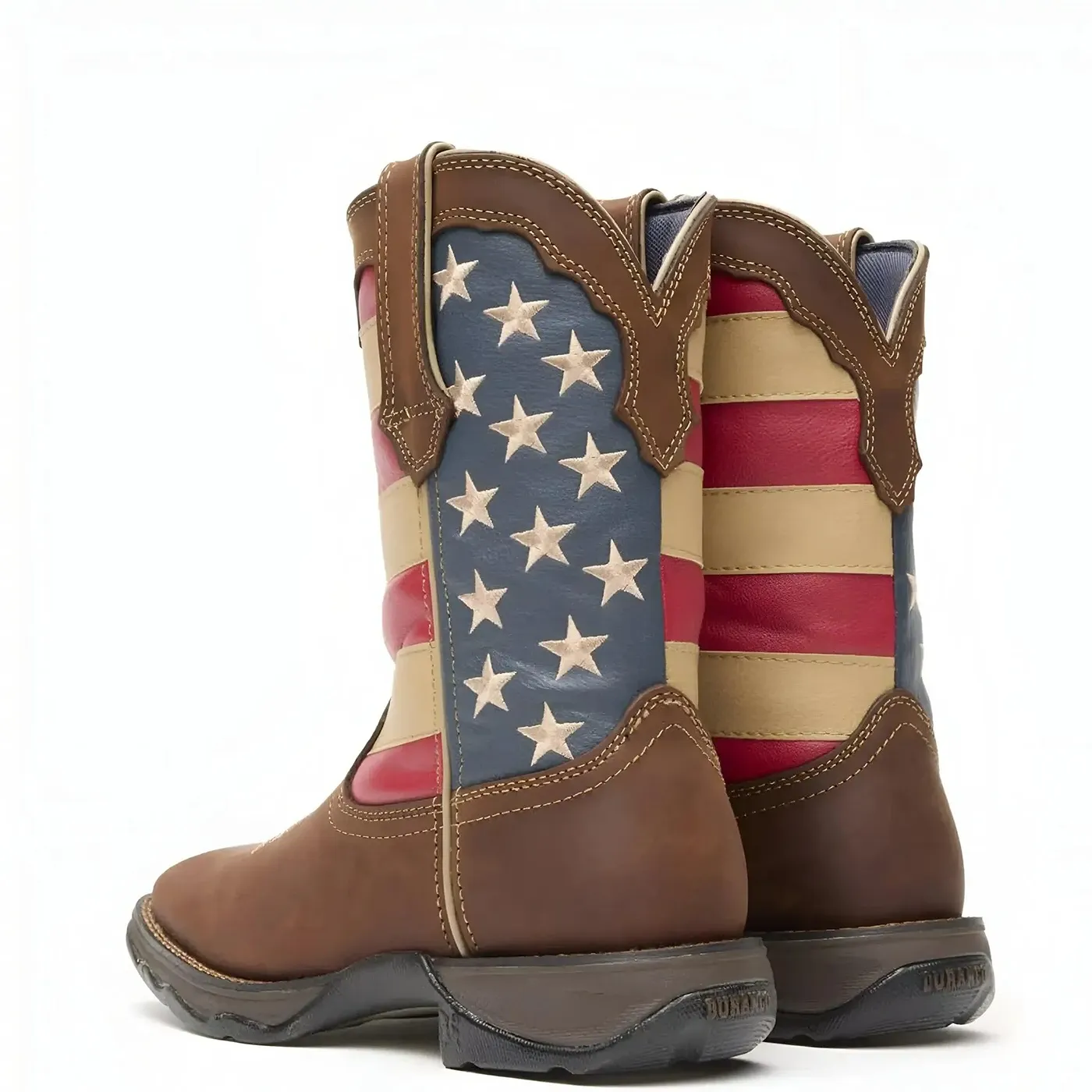 Women’s Lady Rebel by Durango Patriotic Pull-On Western Flag Boot - Image 2