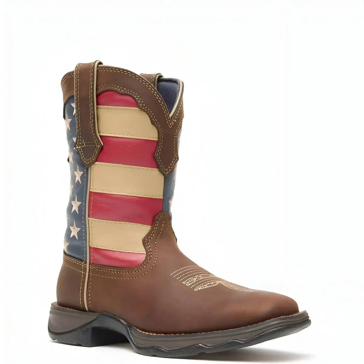 Women’s Lady Rebel by Durango Patriotic Pull-On Western Flag Boot - Image 4