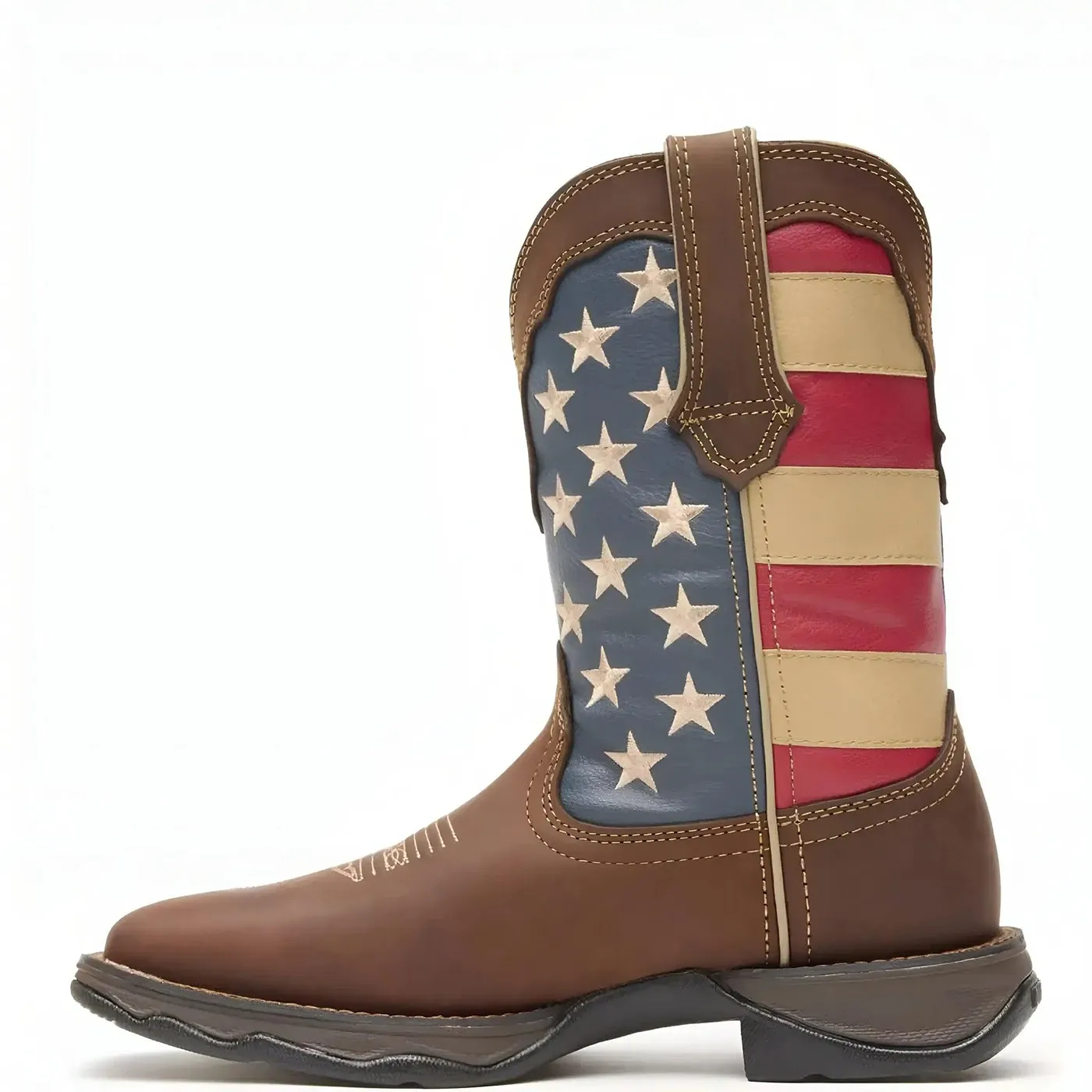 Women’s Lady Rebel by Durango Patriotic Pull-On Western Flag Boot - Image 5