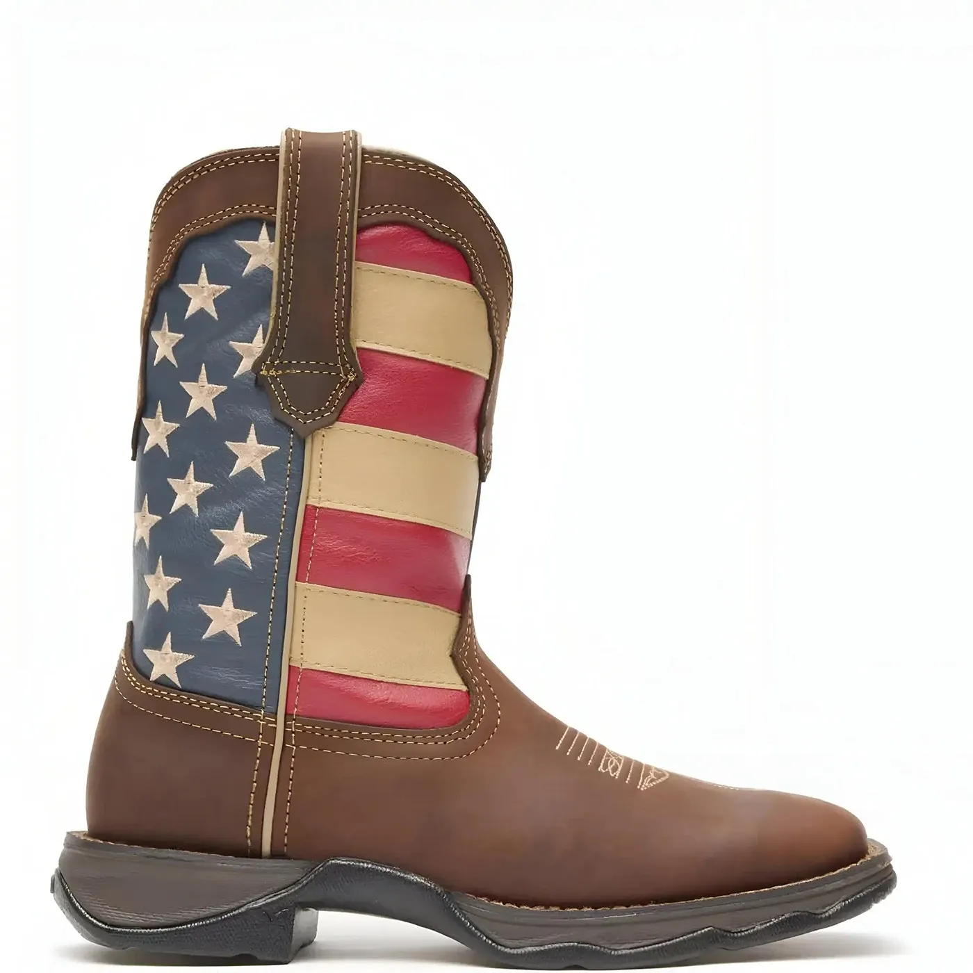 Women’s Lady Rebel by Durango Patriotic Pull-On Western Flag Boot - Image 6