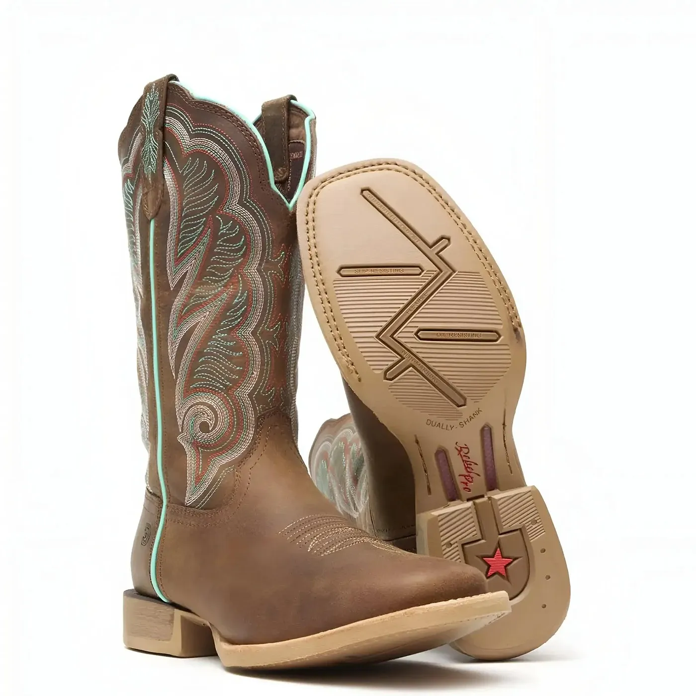 Women's Durango Lady Rebel Pro Juniper Brown Western Boot - Image 3