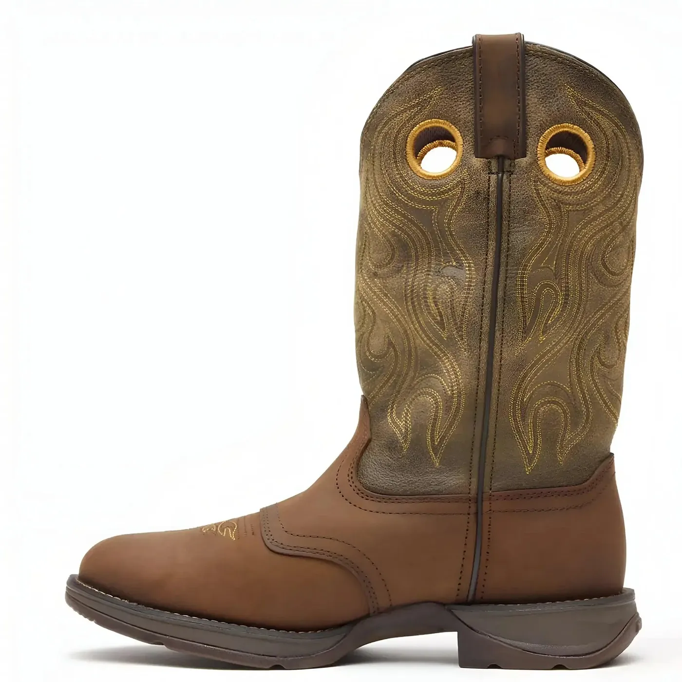 Rebel™ by Durango® Distressed Brown Saddle Western Boot - Image 3