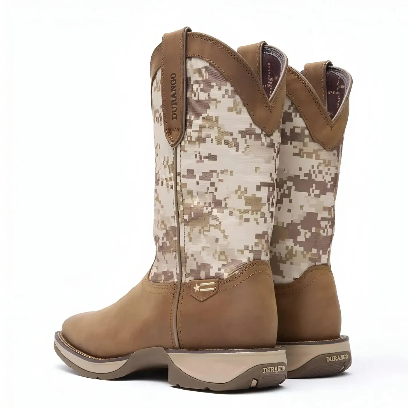 Rebel Desert Camo Pull-on Western Boot - Image 2