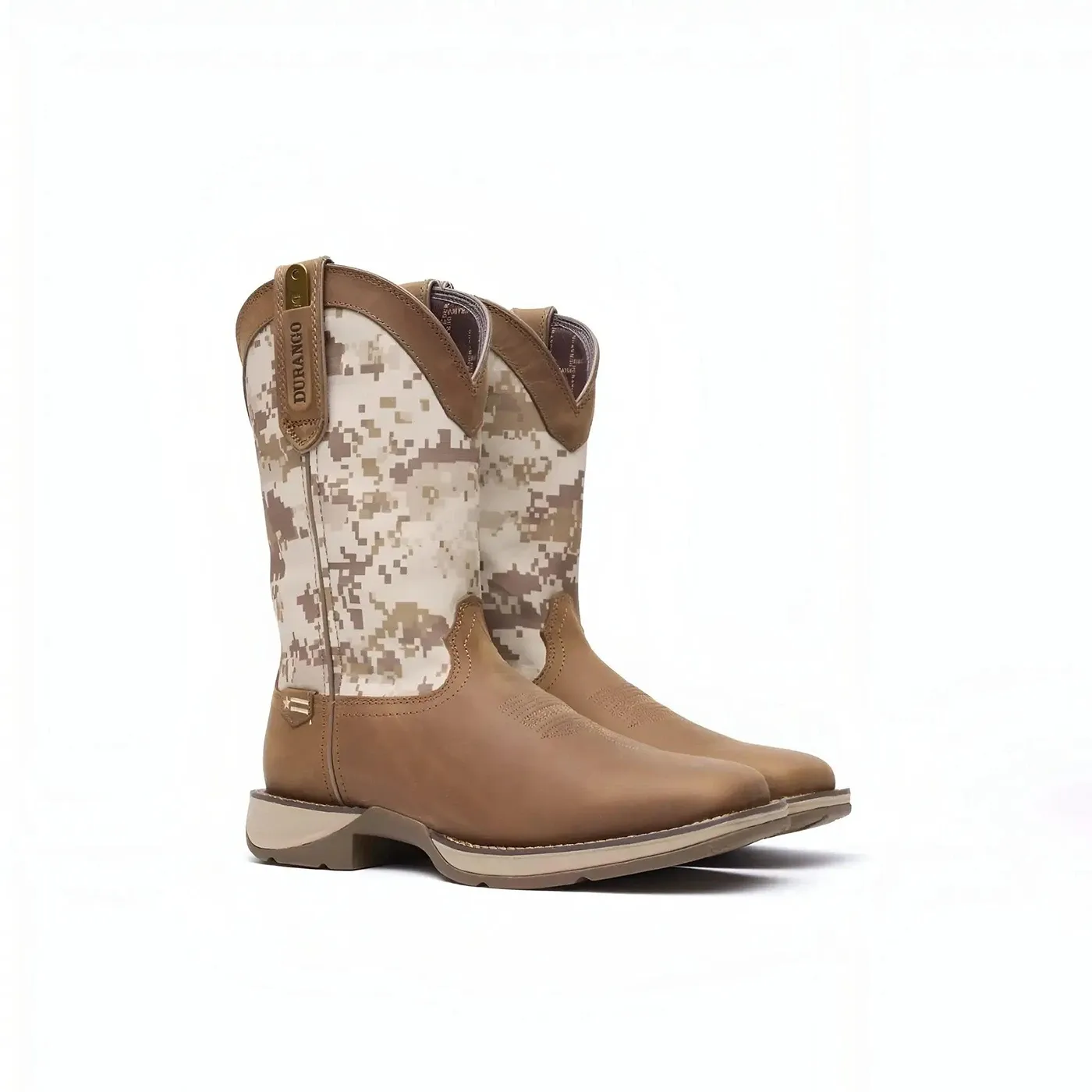 Rebel Desert Camo Pull-on Western Boot - Image 3