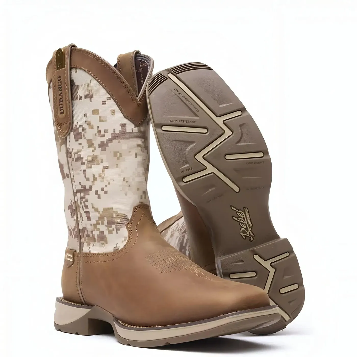 Rebel Desert Camo Pull-on Western Boot - Image 6