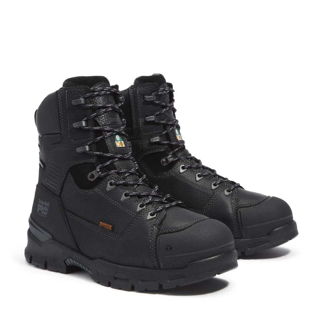 Endurance EV 8 Inch Composite Toe Waterproof Met Guard Work Boots Black - Image 4