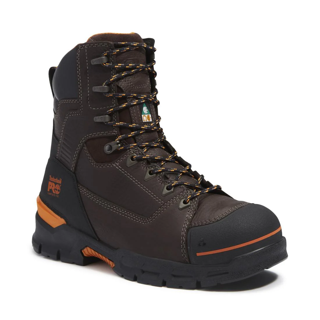 Endurance EV 8 Inch Composite Toe Waterproof PR Work Boots Brown - Image 2
