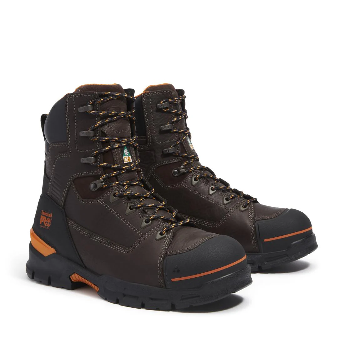 Endurance EV 8 Inch Composite Toe Waterproof PR Work Boots Brown - Image 4