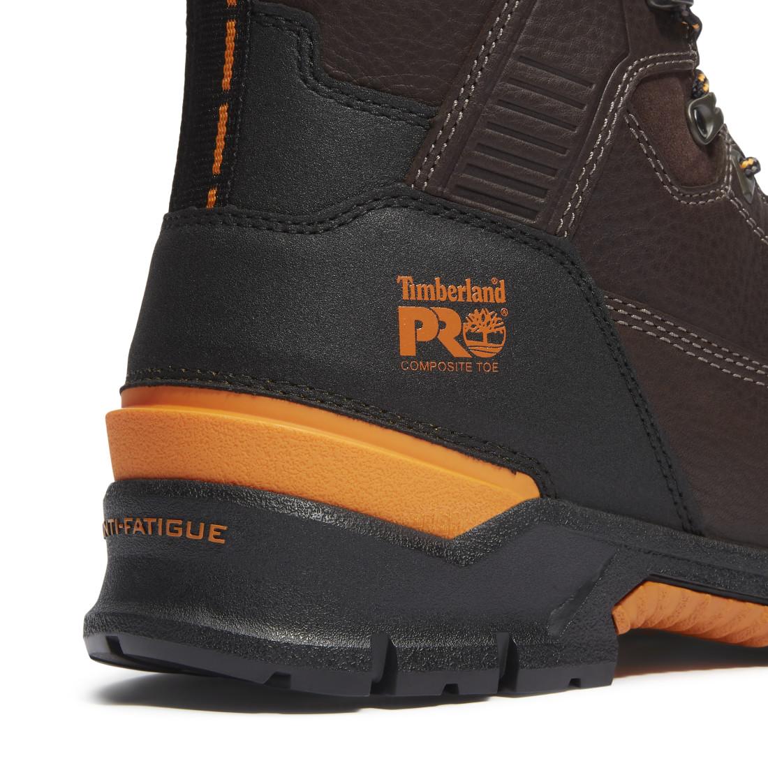 Endurance EV 8 Inch Composite Toe Waterproof PR Work Boots Brown - Image 6