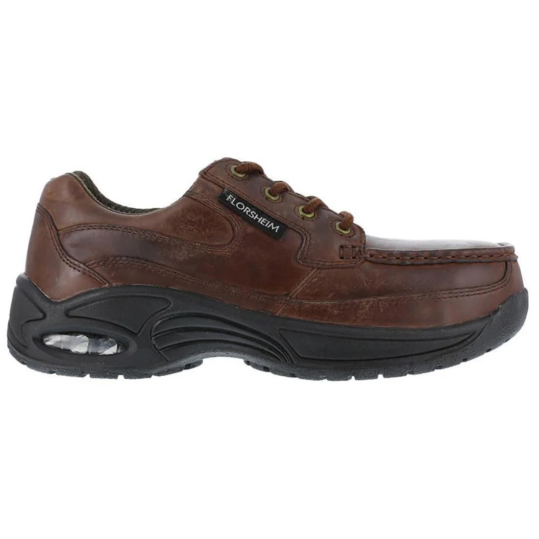 Polaris Composite-Toe Oxford Work Shoe Brown