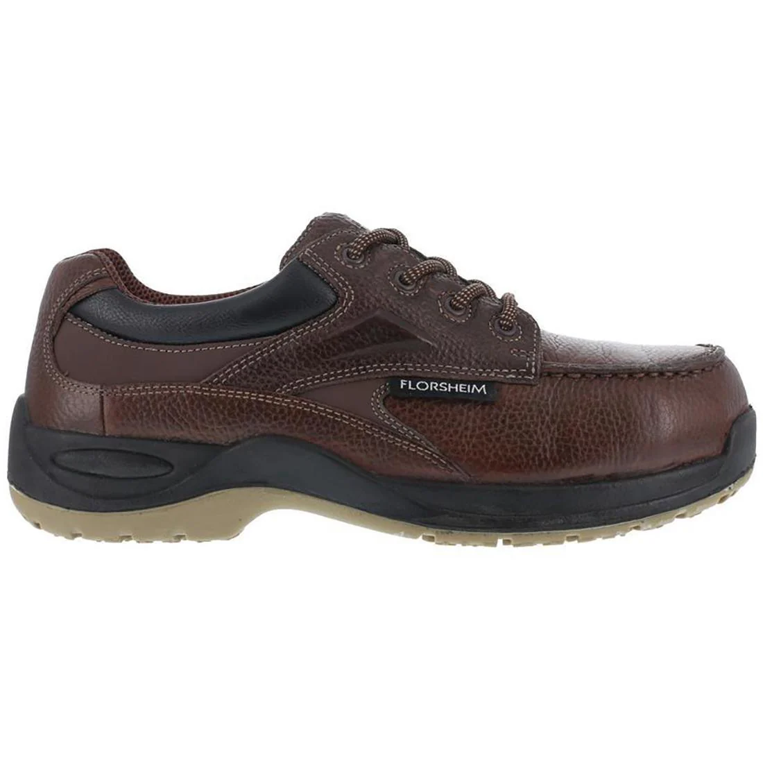 Rambler Creek Composite-Toe Oxford Work Shoe Brown