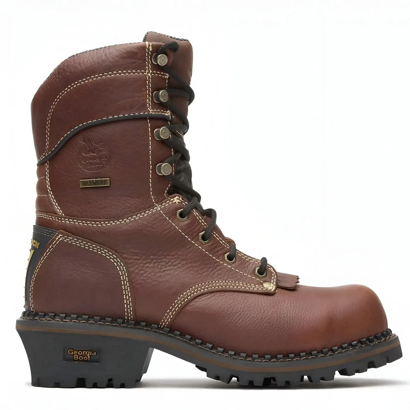 AMP LT Logger Composite Toe Waterproof Work Boot Brown - Image 2