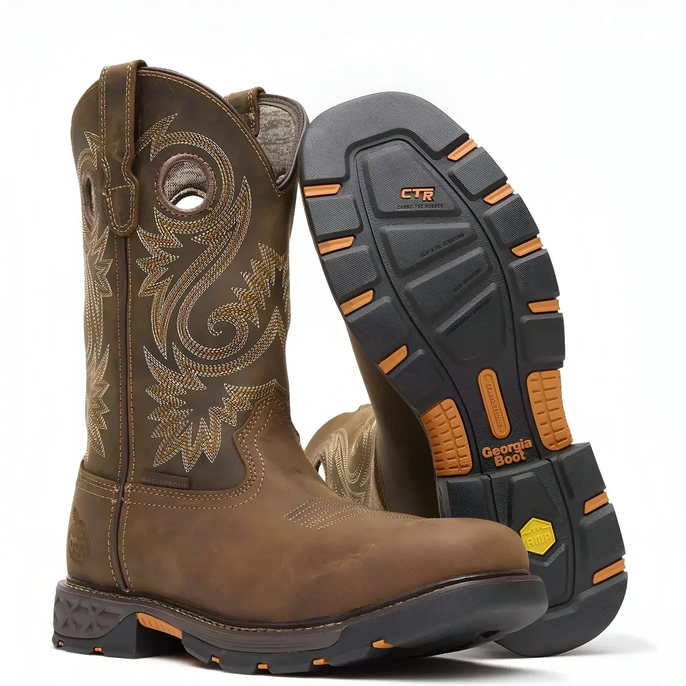 Carbo-Tec FLX Alloy Toe Waterproof Pull-on Boot Crazy Horse - Image 5