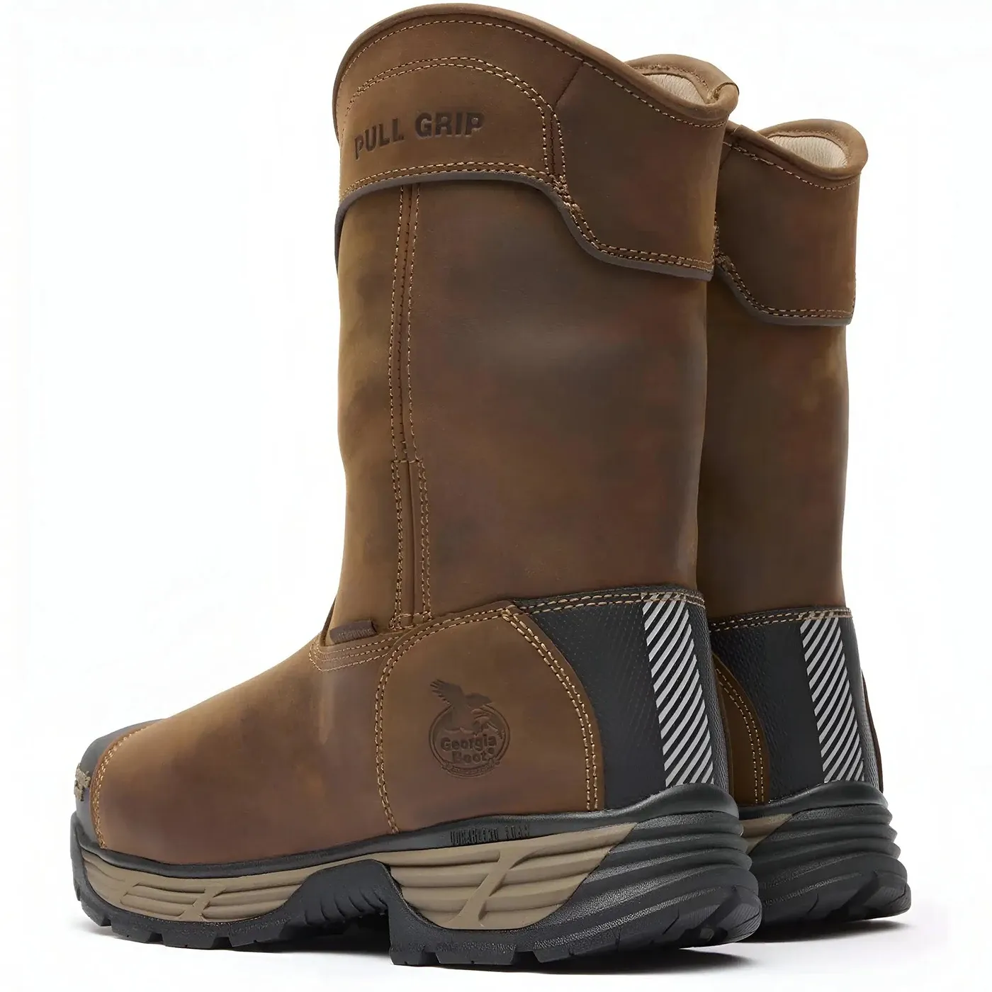 Durablend Edge 10" Waterproof Alloy Toe Pull On Work Boot - Image 4