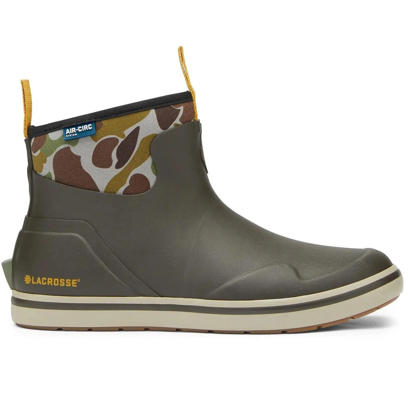 Alpha Deck Boot 6" Black Olive/Camo