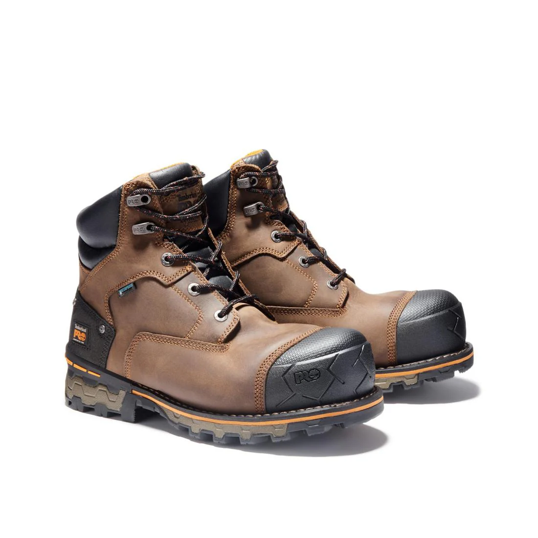 Boondock 6 Inch Composite-Toe Waterproof Work Boot Brown - Image 6