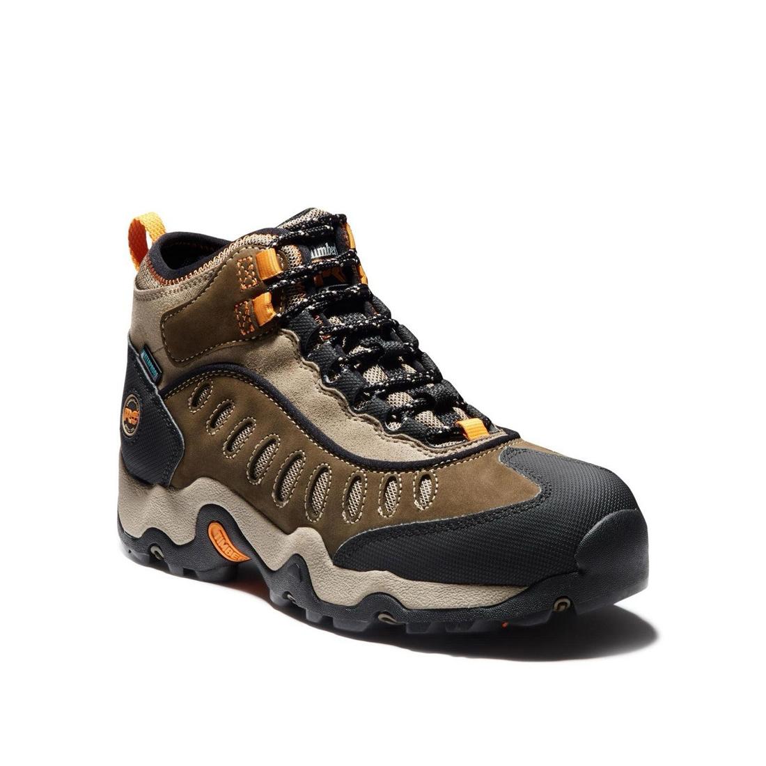 Mudslinger Steel-Toe Waterproof Work Boot Brown - Image 2