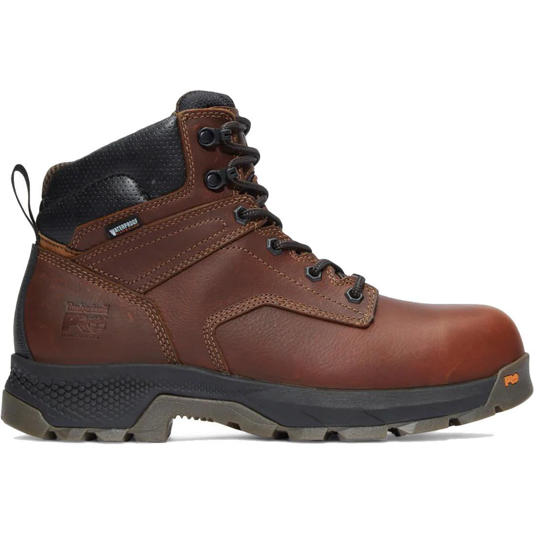 Titan EV 6 Inch Composite-Toe Waterproof Work Boot Brown