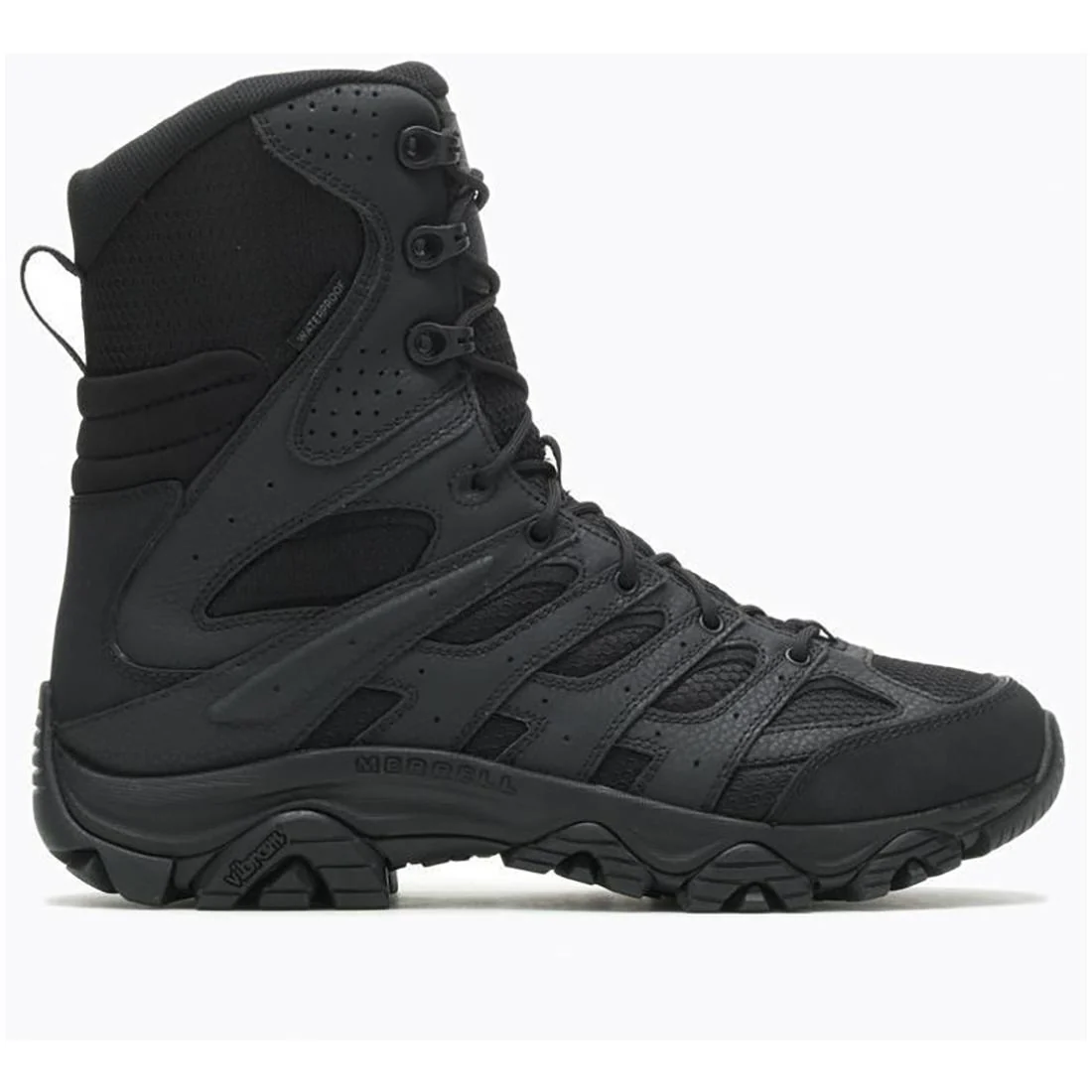 Moab 3 8" Zip Men's Tactical Work Boots Tactical Black