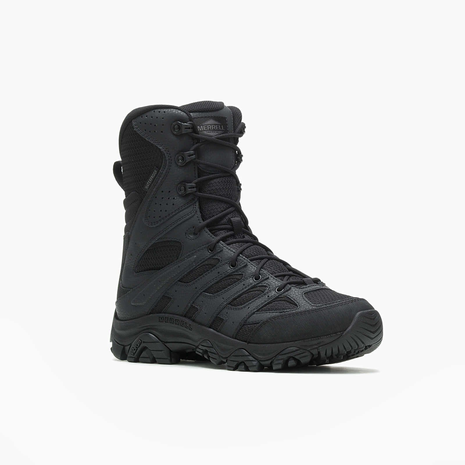 Moab 3 8" Zip Men's Tactical Work Boots Tactical Black - Image 2