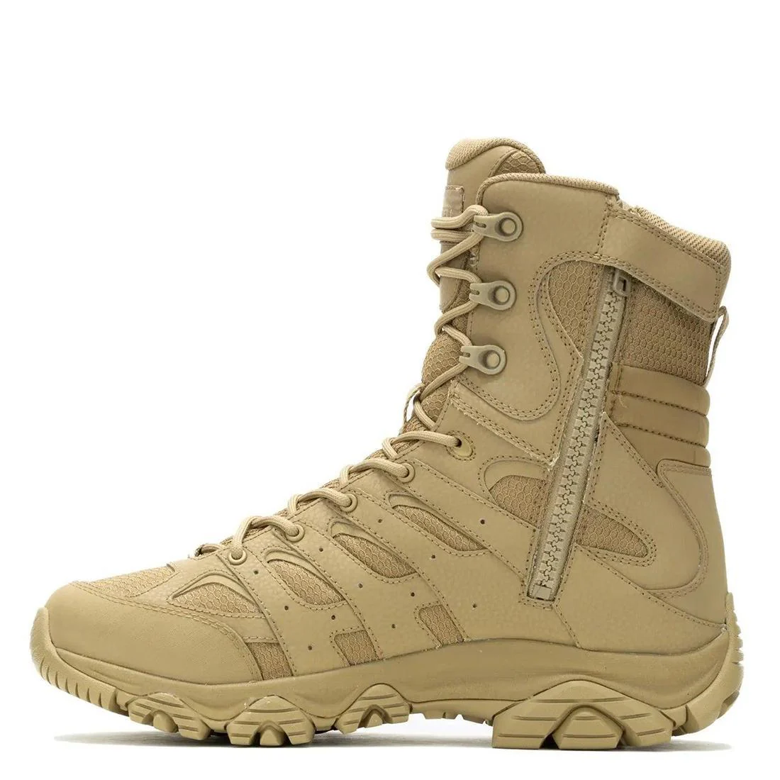 Moab 3 8" Tactical Side Zip Tactical Work Boots Dark Coyote WP - Image 2