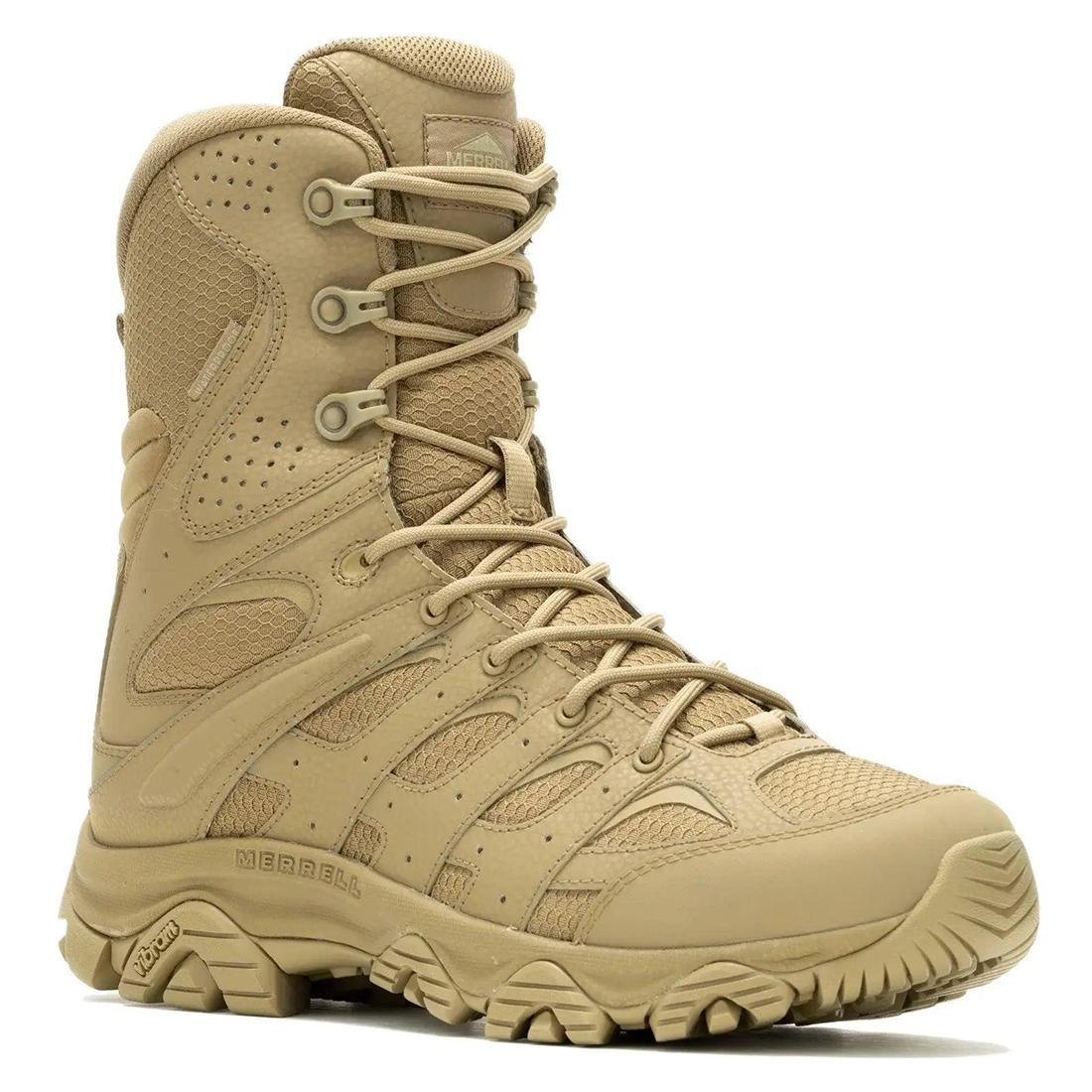 Moab 3 8" Tactical Side Zip Tactical Work Boots Dark Coyote WP - Image 6