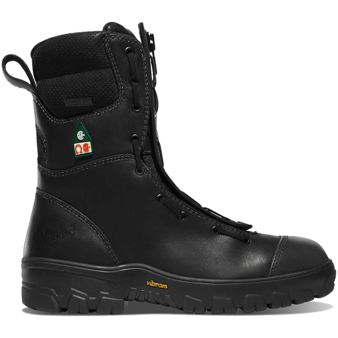 Modern Firefighter 8" Nano Toe Work Boot Black