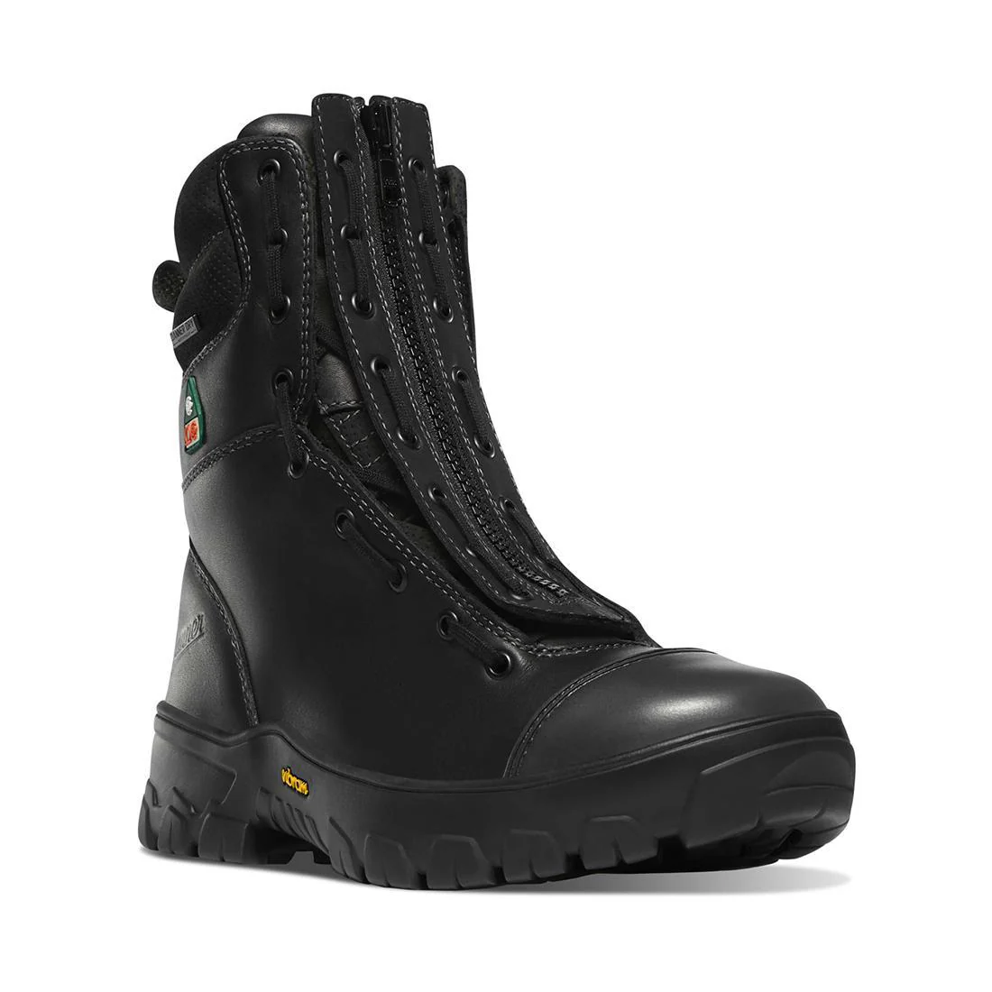 Modern Firefighter 8" Nano Toe Work Boot Black - Image 2