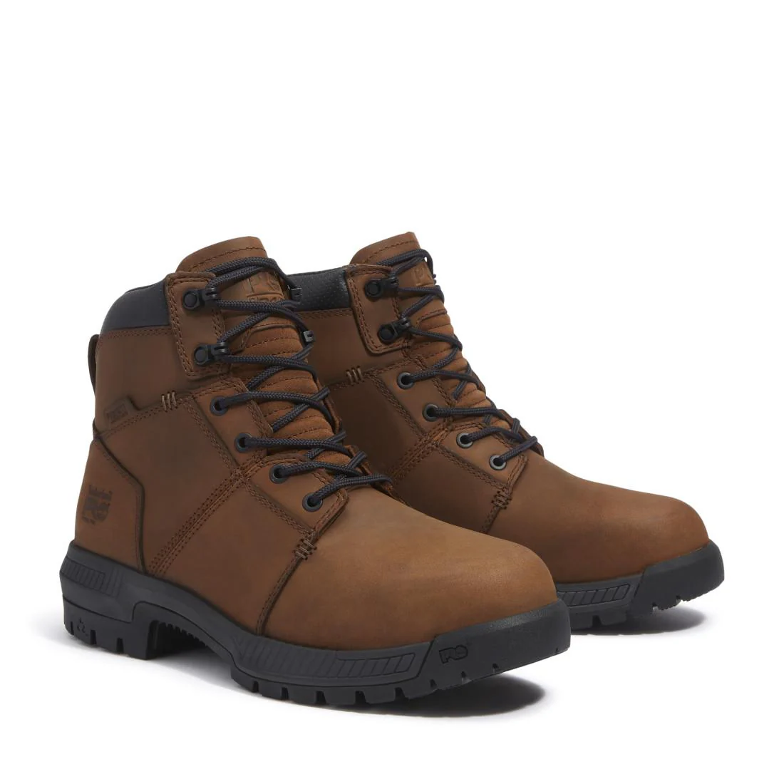 Montauk 6 Inch Steel Toe Waterproof Work Boots Brown - Image 4