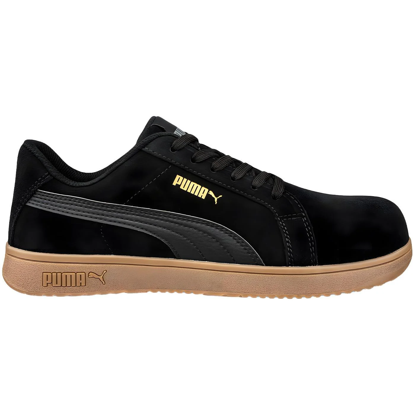 Iconic Black Composite Toe Work Shoes – Gum
