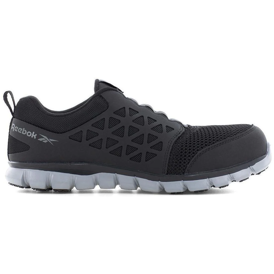 Sublite Cushion Composite Toe Slip‑On Work Shoe – Black