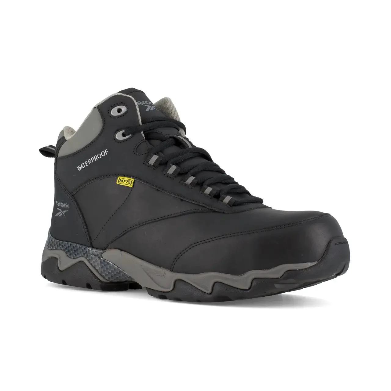 Beamer Composite-Toe CushGuard™ Int Met Guard Athletic Work Boot Black - Image 4