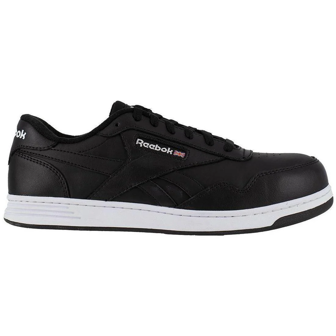 Club Memt Composite-Toe Work Shoe Black/White