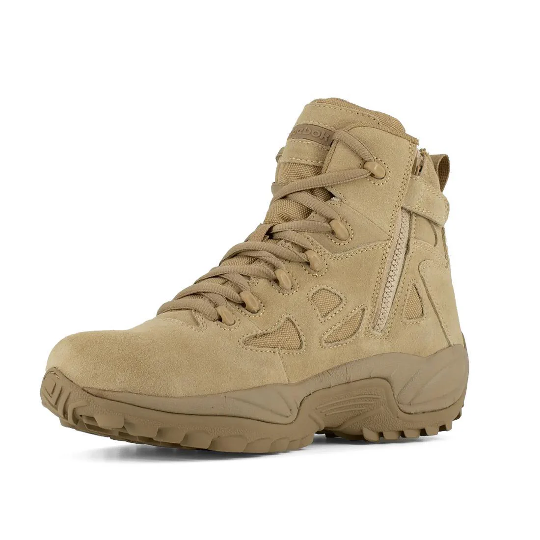 Rapid Response Rb 6 Inch Soft-Toe Side Zip Military Work Boot Desert Tan - Image 2