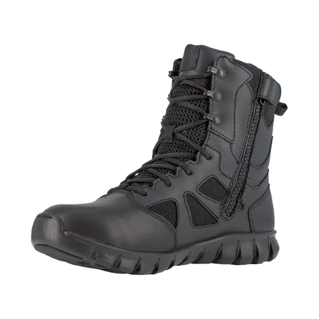 Sublite Cushion 8 Inch Soft-Toe Waterproof Side Zip Tactical Boot Black - Image 2