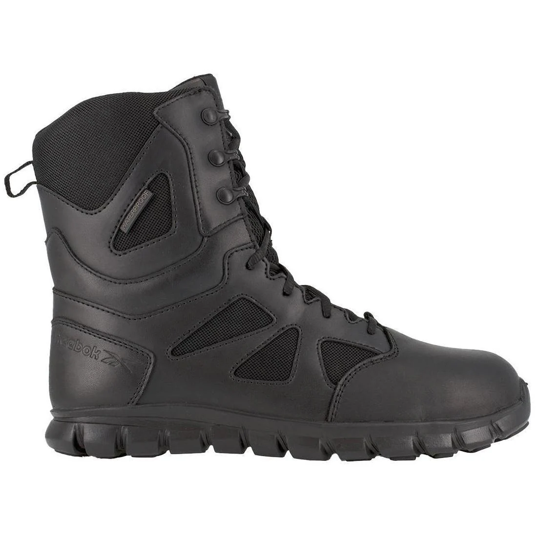 Sublite Cushion 8 Inch Composite-Toe Tactical Work Boot Black