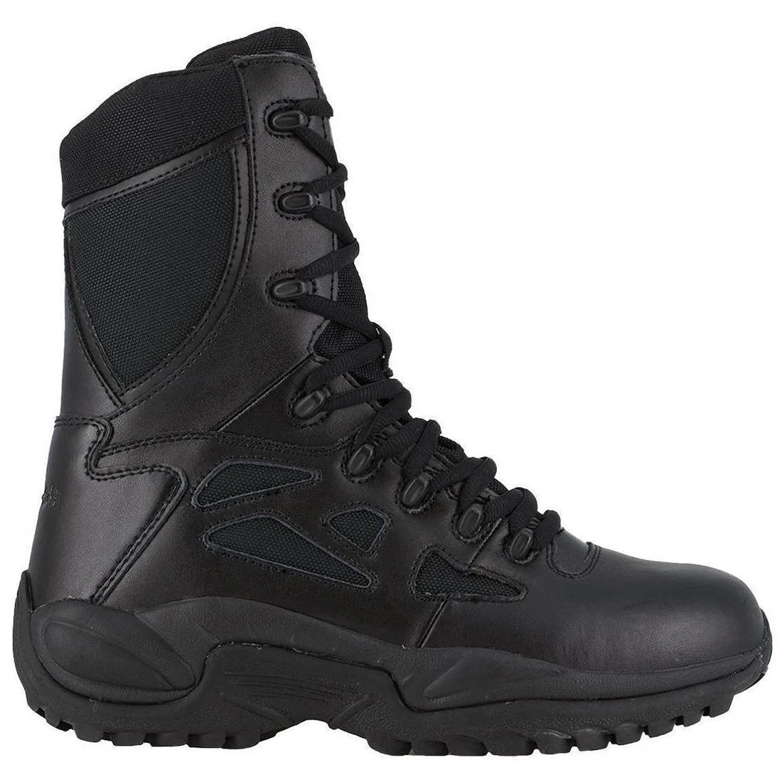 Rapid Response Rb 8 Inch Soft-Toe Side Zip Tactical Stealth Boot With Side Zipper