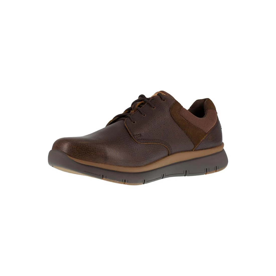 Primetime Casuals Steel-Toe Oxford Work Shoe Brown - Image 5